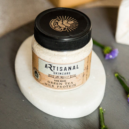 Chemical Free Green Tea Milk Protein Face Mask