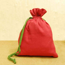 Handcrafted Ikat Potli (Coral)