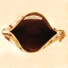 Handcrafted Shibori Clutch (Earthy Brown)