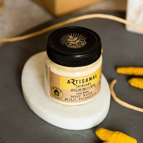 Chemical Free Holy Basil Wild Turmeric Face Mask