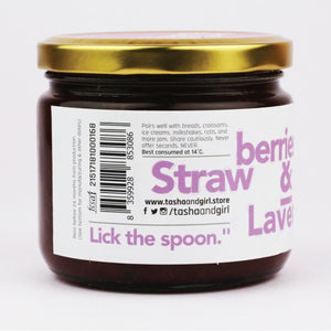 All Natural Fresh Mahabaleshwar Strawberries & Lavender Jam