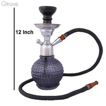 Handcrafted Thunder Black Bambino Hookah (12 Inch)