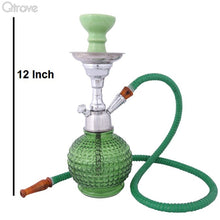 Handcrafted Classy Green Bambino Hookah (12 Inch)