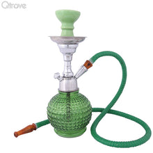 Handcrafted Classy Green Bambino Hookah (12 Inch)