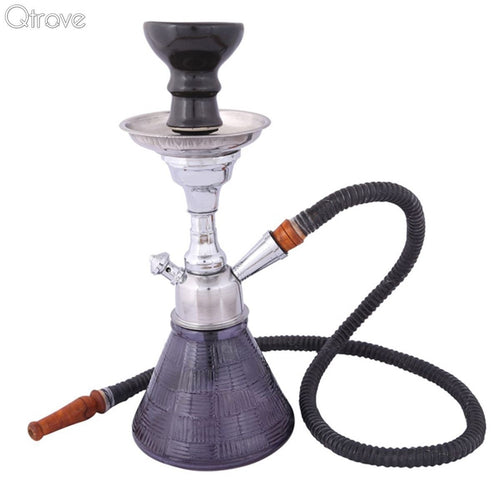 Blazing Black Petite Hookah (12 Inch)