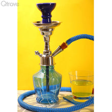 Handcrafted Ocean Blue Hookah (12 Inch)