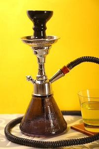Blazing Black Petite Hookah (12 Inch)