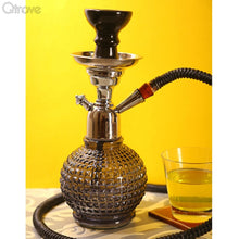 Handcrafted Thunder Black Bambino Hookah (12 Inch)
