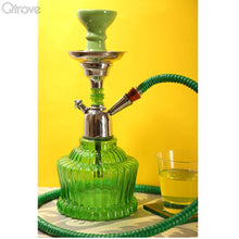 Handcrafted Premium Green Maharaja Hookah (12 Inch)