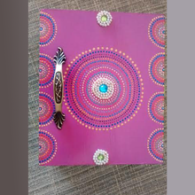 Hand Painted Jewellery Box (Pink and Green Combo)