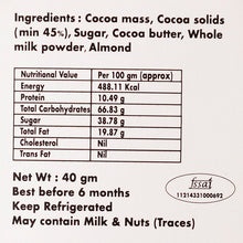 Artisanal Almond Chocolate Bar