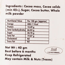 Artisanal Couverture Milk Chocolate Bar
