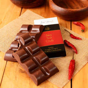 Artisanal Sea Salt and Chilli Chocolate Bar