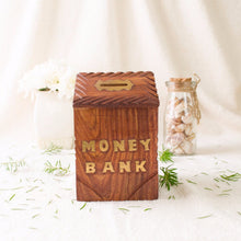 Handcrafted Wooden Coin Box