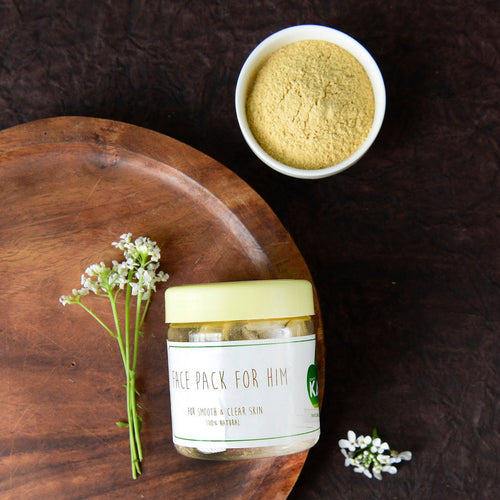 100% Natural Men’s Face Pack for Smooth Skin