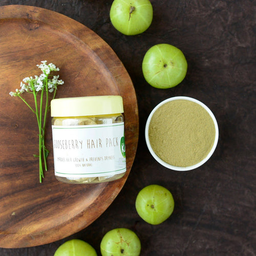 100% Natural Herbal Gooseberry Hair Pack