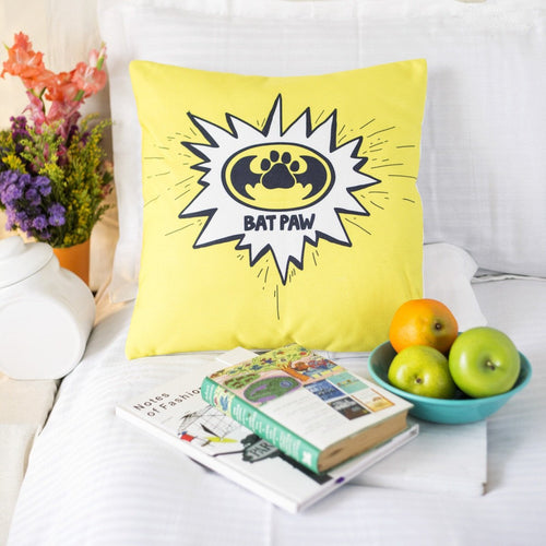 BatPaw Throw Pillow Cover