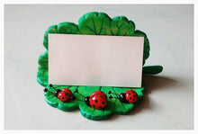 Hand Painted Visiting Card Holder (Light Green)