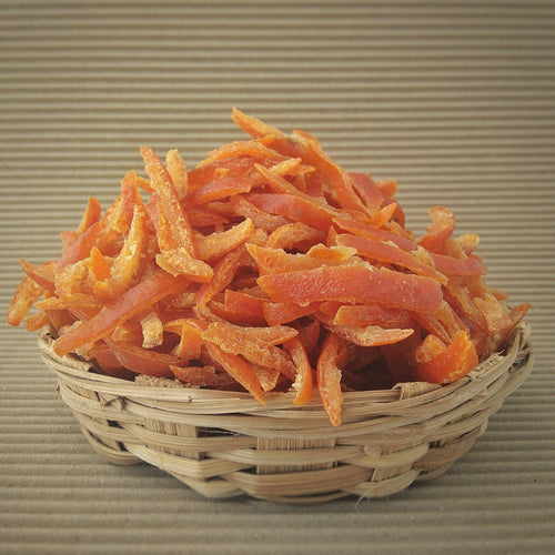 100% Natural Dried Candied Orange Peel