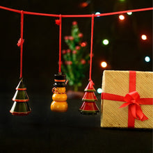 Handcrafted Wooden Christmas Decoration Trees And Snow
