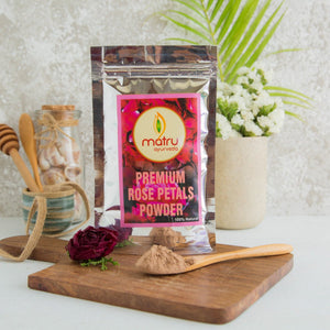 100% Natural Premium Rose Petals Powder