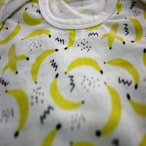 Banana Print Baby T Shirt made with 100% Organic Cotton