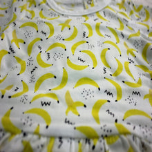 Banana Print Short Baby Dress made with 100% Organic Cotton