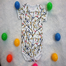 Bird on Tree Baby Bodysuit made with 100% Organic Cotton