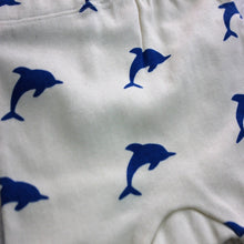 Blue Dolphin Baby Shorts made with 100% Organic Cotton
