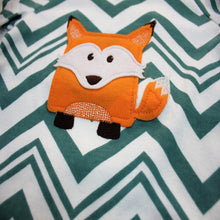 Green Cat Applique Short Baby Romper made with 100% Organic Cotton