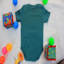 Green Cat Baby Bodysuit made with 100% Organic Cotton