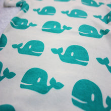 Green Whale Baby Bodysuit made with 100% Organic Cotton
