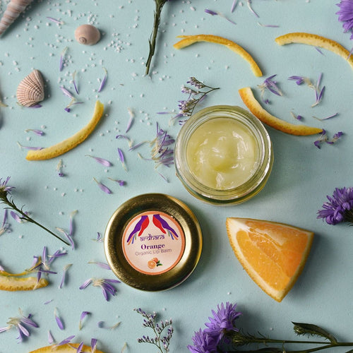 All Natural Orange Lip Balm
