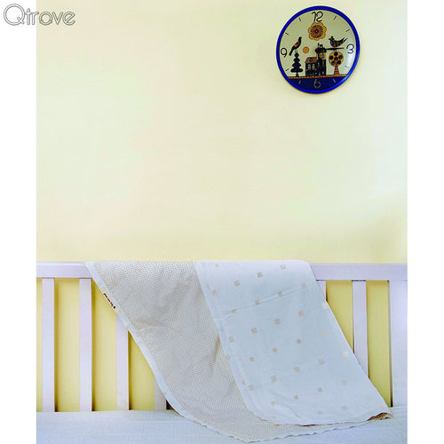 Chequered Certified Organic Blanket And Playmat
