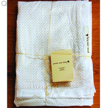 Chequered Certified Organic Blanket And Playmat