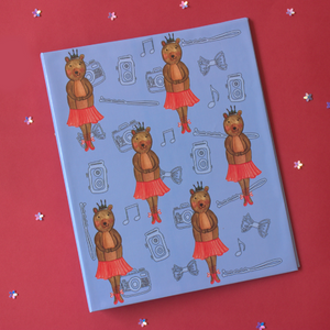 Ballet Bear: Doodled Folder