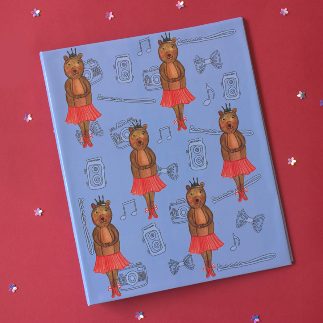 Ballet Bear: Doodled Folder