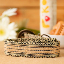 Eco-Friendly Jute Dog Collar - Natural Stripes