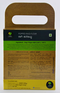 100% Natural Ragi Popped Flour (Pack of 2)