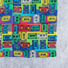 Hand Drawn Cassette Print Stole