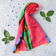 Hand Drawn Lotus Print Stole