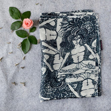 Hand Drawn Sadhu Print Stole