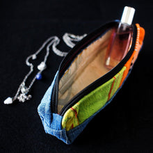 Denim Pouch (Orange,Yellow & Blue Combo)