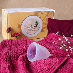 100% Platinum Silicon Menstrual Cup - A Friend Forever