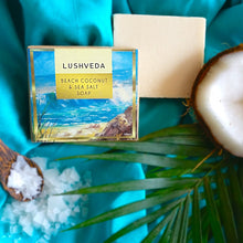 Handcrafted Beach Coconut And Sea Salt Soap