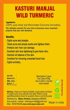 100% Natural Premium Kasturi Manjal / Wild Turmeric Powder