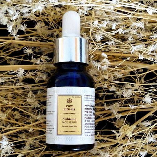 Chemical-Free Sublime Face Serums (For Acne Prone Skin)