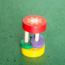 Eco-Friendly Wooden Sunny Rattle