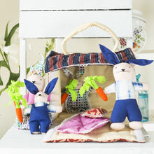 Hand Stitched Bunny House Activity Toys