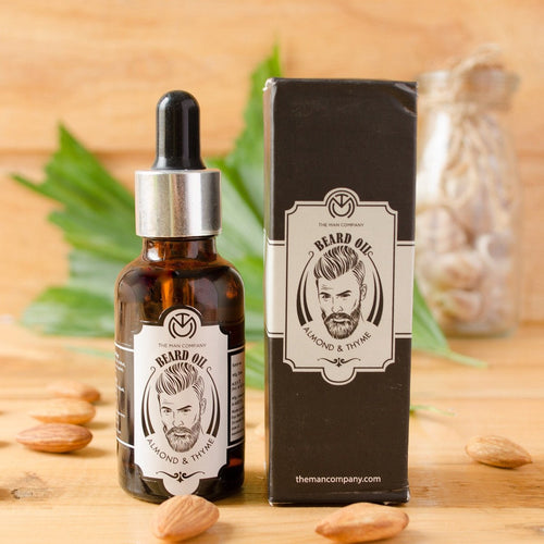 All Natural Almond and Thyme Beard Oil
